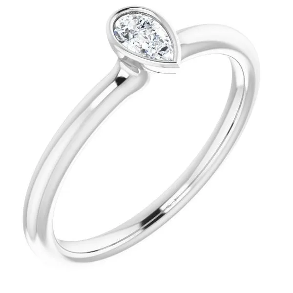 Family Stackable Bezel-Set Ring Hopman Jewelers Elkhart, IN