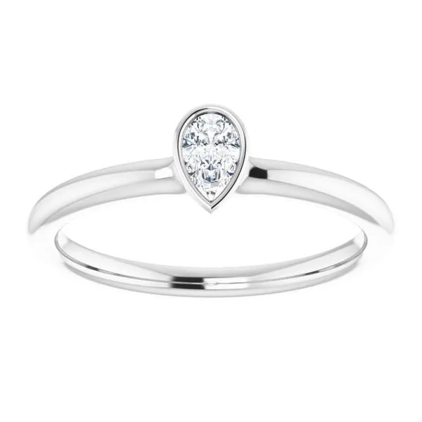 Family Stackable Bezel-Set Ring Image 3 Jewelry Design Studio Jensen Beach, FL