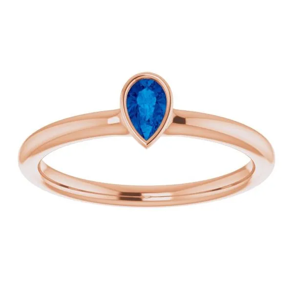 Family Stackable Bezel-Set Ring Image 3 Atlanta West Jewelry Douglasville, GA