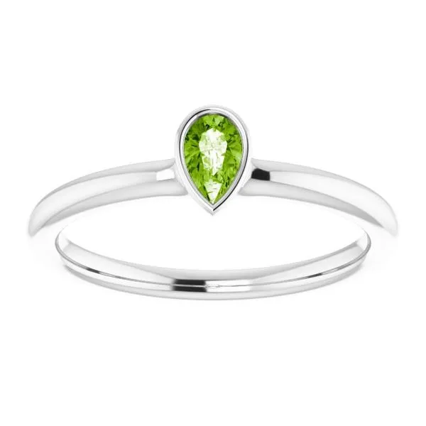 Family Stackable Bezel-Set Ring Image 3 Jewelry Design Studio Jensen Beach, FL