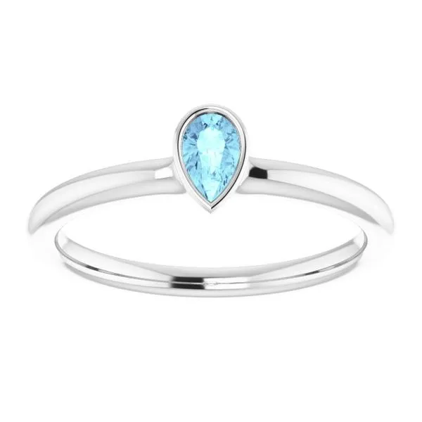 Family Stackable Bezel-Set Ring Image 3 Jewelry Design Studio Jensen Beach, FL