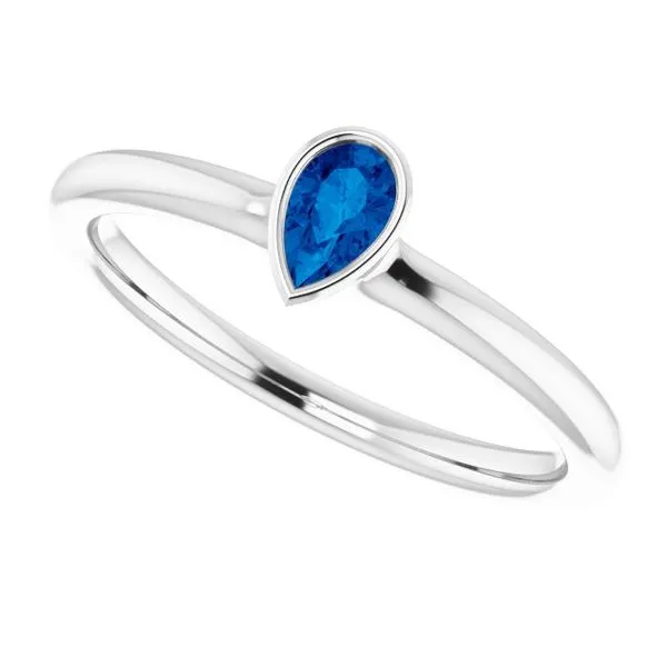 Family Stackable Bezel-Set Ring Image 5 Jewelry Design Studio Jensen Beach, FL