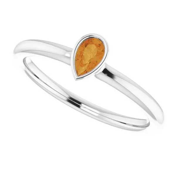 Family Stackable Bezel-Set Ring Image 5 Cherry Street Jewelers Tulsa, OK