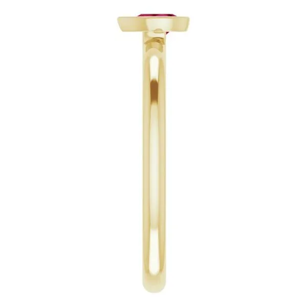 Family Stackable Bezel-Set Ring Image 4 Hopman Jewelers Elkhart, IN