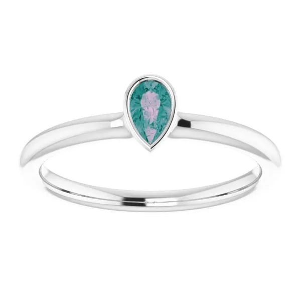 Family Stackable Bezel-Set Ring Image 3 Atlanta West Jewelry Douglasville, GA