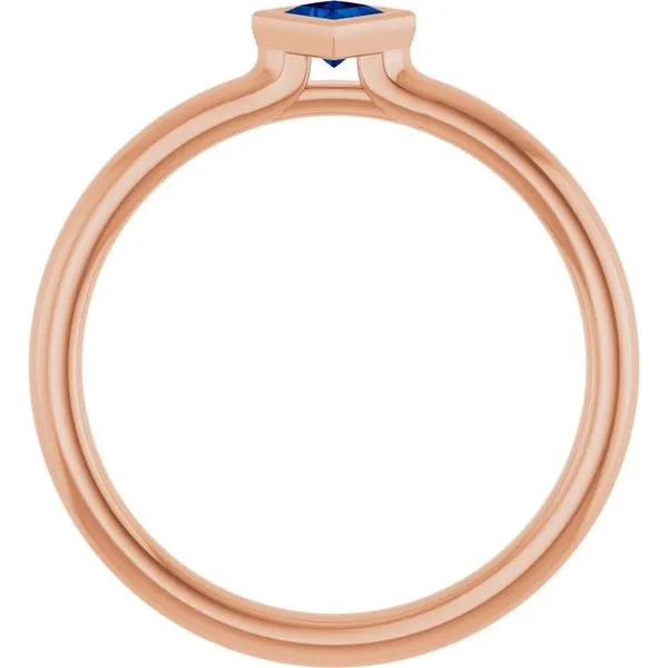 Family Stackable Bezel-Set Ring Image 2 Arnold's Jewelry and Gifts Logansport, IN