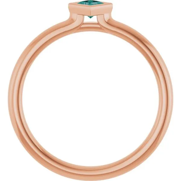 Family Stackable Bezel-Set Ring Image 2 Arnold's Jewelry and Gifts Logansport, IN