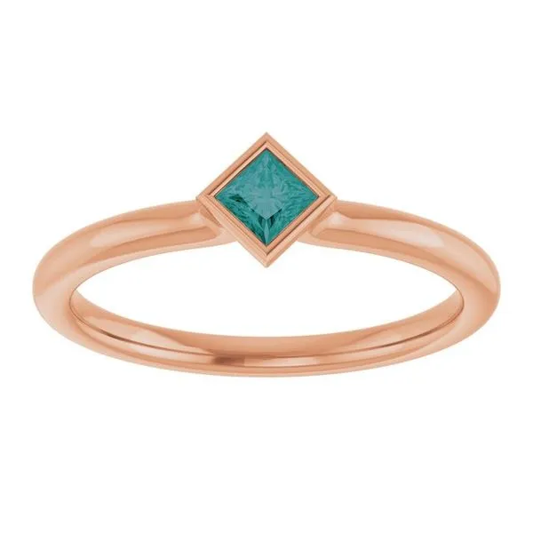 Family Stackable Bezel-Set Ring Image 3 Boyd Jewelers Wesley Chapel, FL