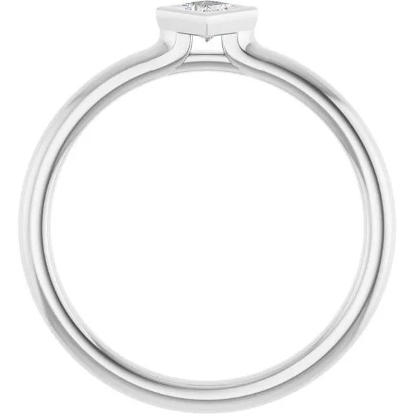 Family Stackable Bezel-Set Ring Image 2 Hopman Jewelers Elkhart, IN