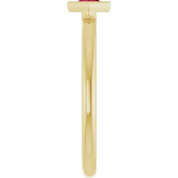 Family Stackable Bezel-Set Ring Image 4 Cherry Street Jewelers Tulsa, OK