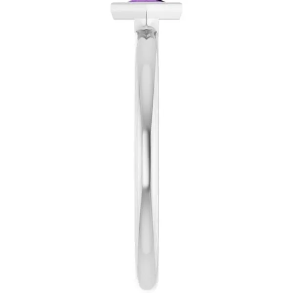 Family Stackable Bezel-Set Ring Image 4 M. J. Thomas Jewelers, Ltd. Stratford, CT