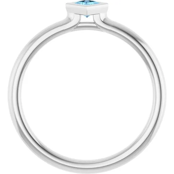 Family Stackable Bezel-Set Ring Image 2 M. J. Thomas Jewelers, Ltd. Stratford, CT