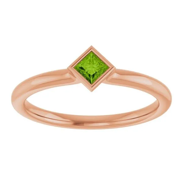 Family Stackable Bezel-Set Ring Image 3 Cherry Street Jewelers Tulsa, OK