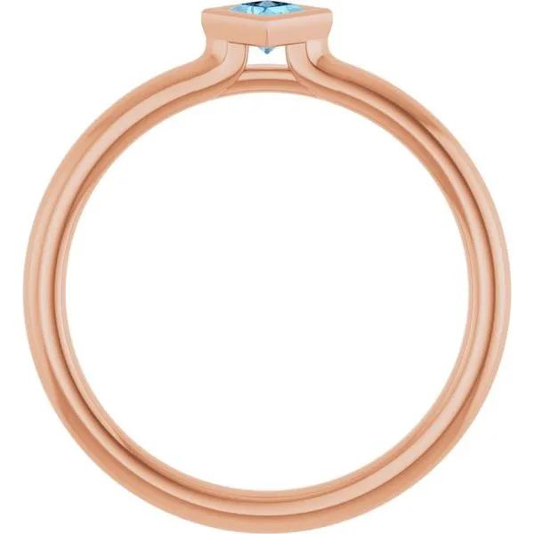 Family Stackable Bezel-Set Ring Image 2 Arlene's Fine Jewelry Vidalia, GA