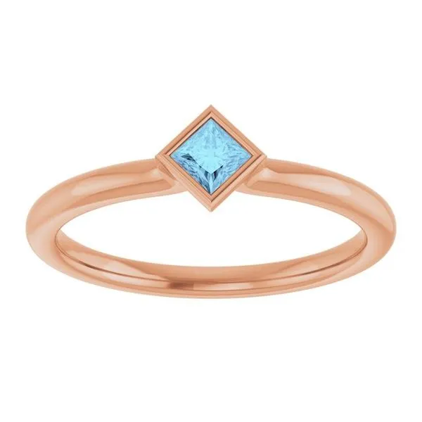 Family Stackable Bezel-Set Ring Image 3 Cherry Street Jewelers Tulsa, OK