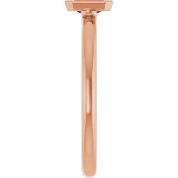 Family Stackable Bezel-Set Ring Image 4 Cherry Street Jewelers Tulsa, OK