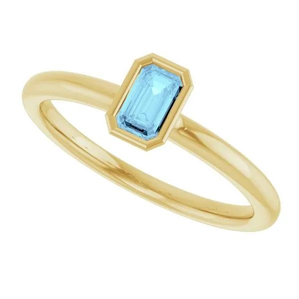 Family Stackable Bezel-Set Ring Image 5 Cherry Street Jewelers Tulsa, OK