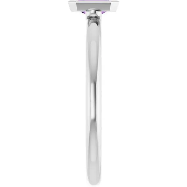 Family Stackable Bezel-Set Ring Image 4 Cherry Street Jewelers Tulsa, OK