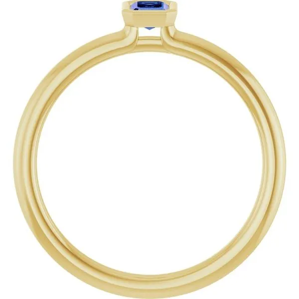 Family Stackable Bezel-Set Ring Image 2 Rick's Jewelers California, MD