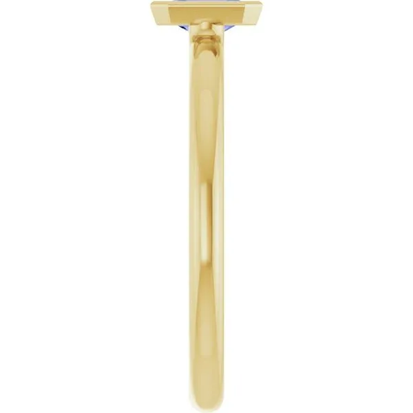 Family Stackable Bezel-Set Ring Image 4 Rasmussen Jewelers Spanish Fork, UT