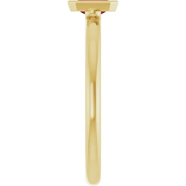 Family Stackable Bezel-Set Ring Image 4 Cherry Street Jewelers Tulsa, OK