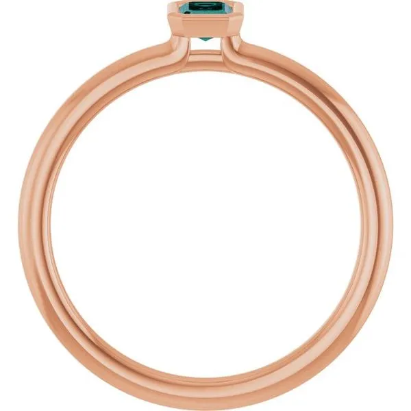 Family Stackable Bezel-Set Ring Image 2 Cravens & Lewis Jewelers Georgetown, KY