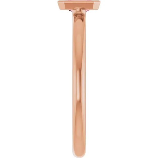 Family Stackable Bezel-Set Ring Image 4 J. Meredith Jewelers Delafield, WI