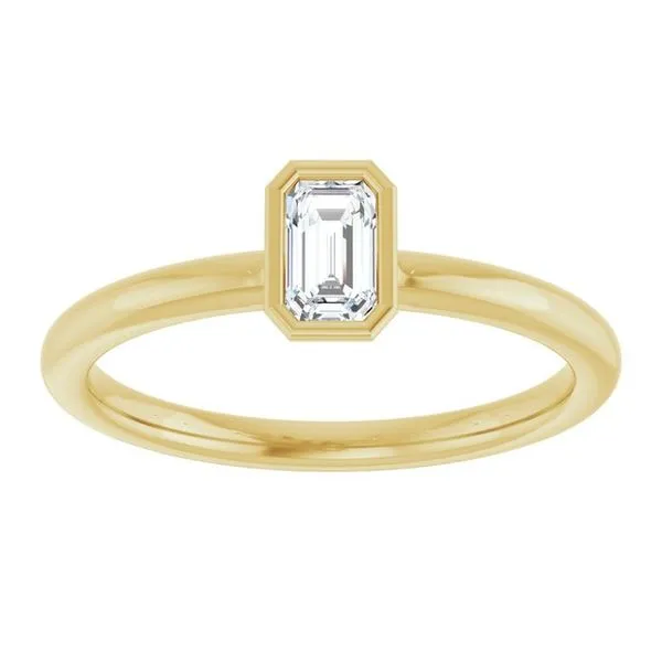 Family Stackable Bezel-Set Ring Image 3 Hopman Jewelers Elkhart, IN