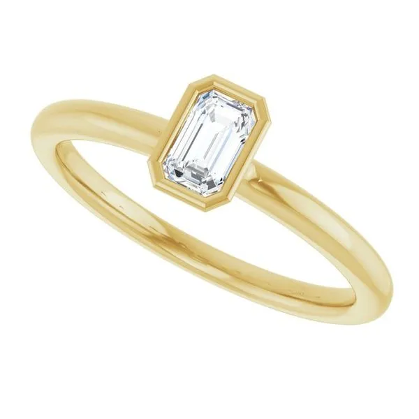 Family Stackable Bezel-Set Ring Image 5 Rasmussen Jewelers Spanish Fork, UT