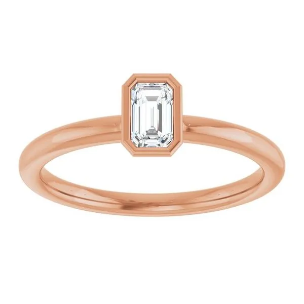 Family Stackable Bezel-Set Ring Image 3 Rasmussen Jewelers Spanish Fork, UT