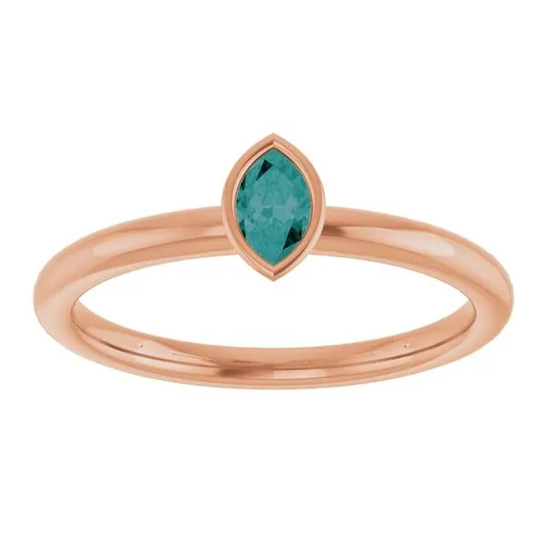 Family Stackable Bezel-Set Ring Image 3 Jewelry Design Studio Jensen Beach, FL