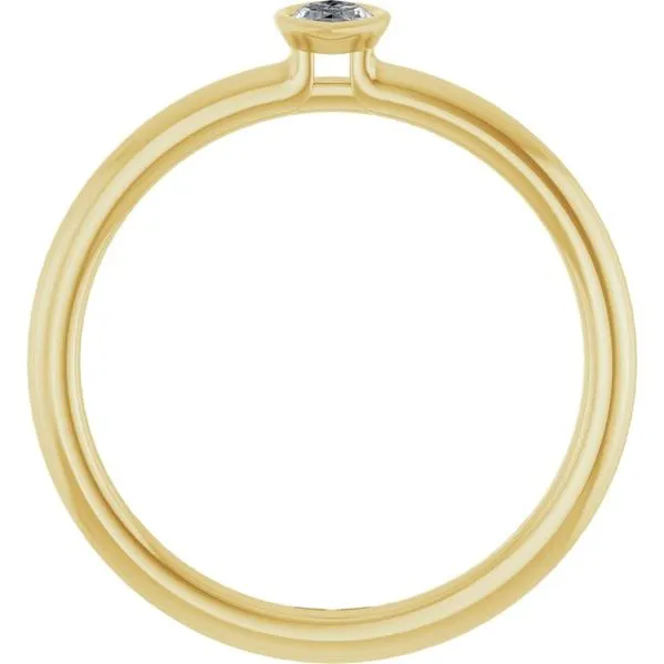 Family Stackable Bezel-Set Ring Image 2 Jewelry Design Studio Jensen Beach, FL