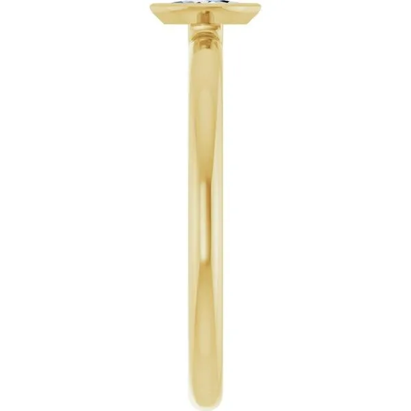 Family Stackable Bezel-Set Ring Image 4 Hopman Jewelers Elkhart, IN