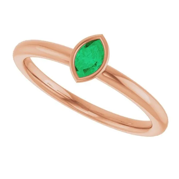 Family Stackable Bezel-Set Ring Image 5 Cherry Street Jewelers Tulsa, OK