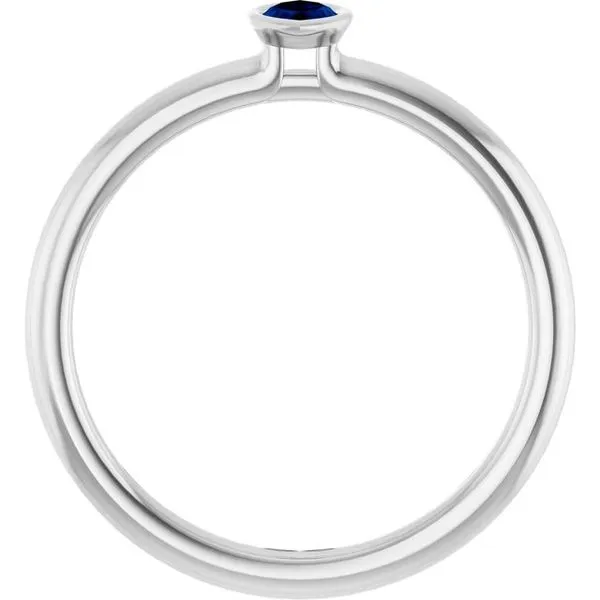 Family Stackable Bezel-Set Ring Image 2 Atlanta West Jewelry Douglasville, GA