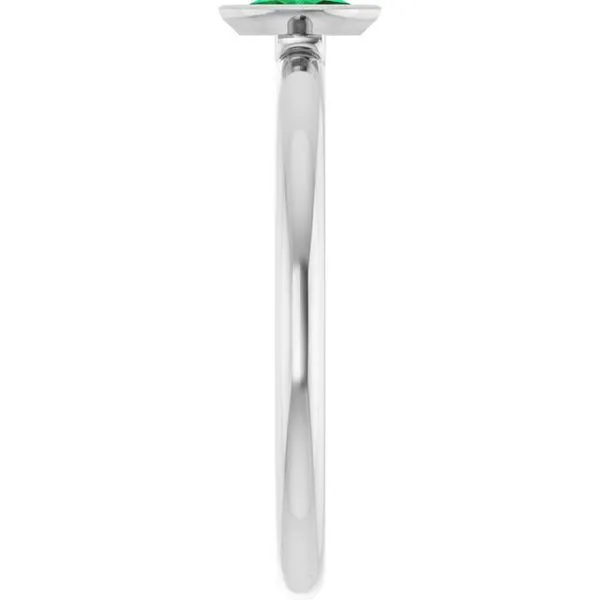 Family Stackable Bezel-Set Ring Image 4 Hopman Jewelers Elkhart, IN