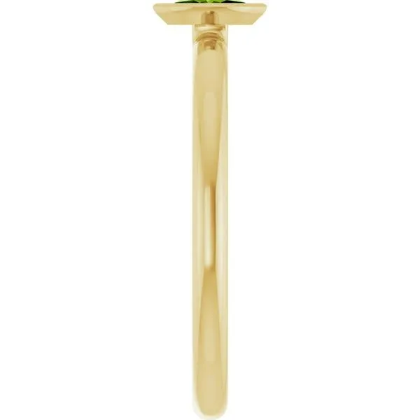 Family Stackable Bezel-Set Ring Image 4 M. J. Thomas Jewelers, Ltd. Stratford, CT