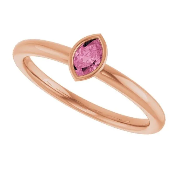 Family Stackable Bezel-Set Ring Image 5 Jewelry Design Studio Jensen Beach, FL