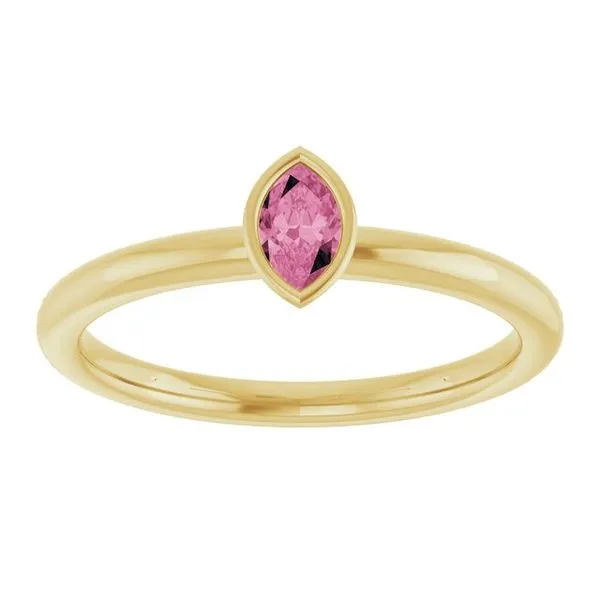 Family Stackable Bezel-Set Ring Image 3 Cherry Street Jewelers Tulsa, OK