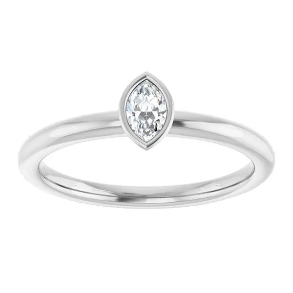 Family Stackable Bezel-Set Ring Image 3 Boyd Jewelers Wesley Chapel, FL