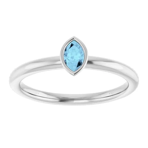 Family Stackable Bezel-Set Ring Image 3 Jewelry Design Studio Jensen Beach, FL