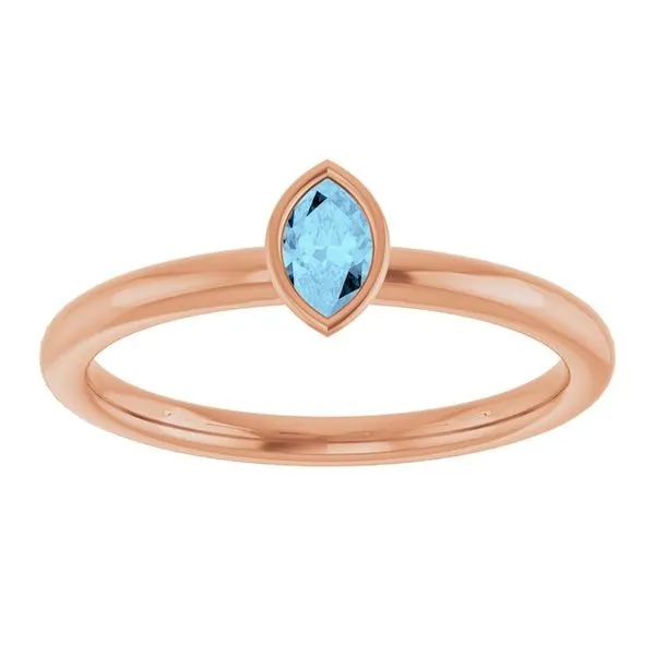 Family Stackable Bezel-Set Ring Image 3 Delfine's Jewelry Charleston, WV