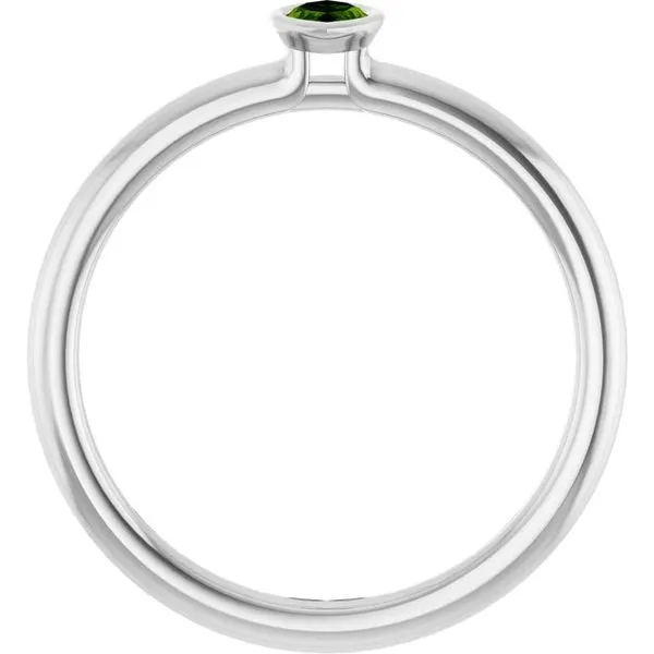 Family Stackable Bezel-Set Ring Image 2 Rasmussen Jewelers Spanish Fork, UT