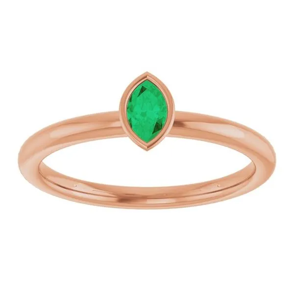 Family Stackable Bezel-Set Ring Image 3 Rasmussen Jewelers Spanish Fork, UT