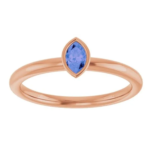 Family Stackable Bezel-Set Ring Image 3 G.G. Gems, Inc. Scottsdale, AZ