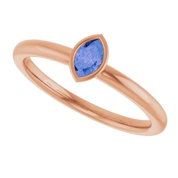 Family Stackable Bezel-Set Ring Image 5 G.G. Gems, Inc. Scottsdale, AZ