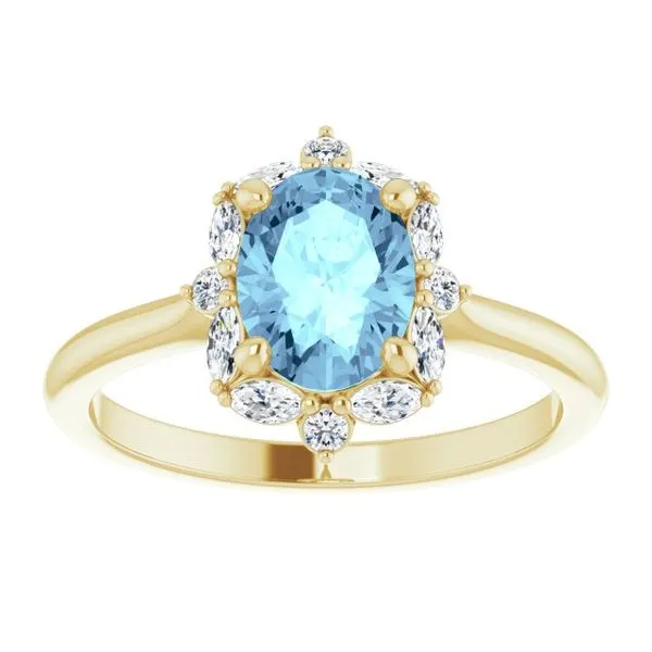 Halo-Style Ring Image 3 Hopman Jewelers Elkhart, IN