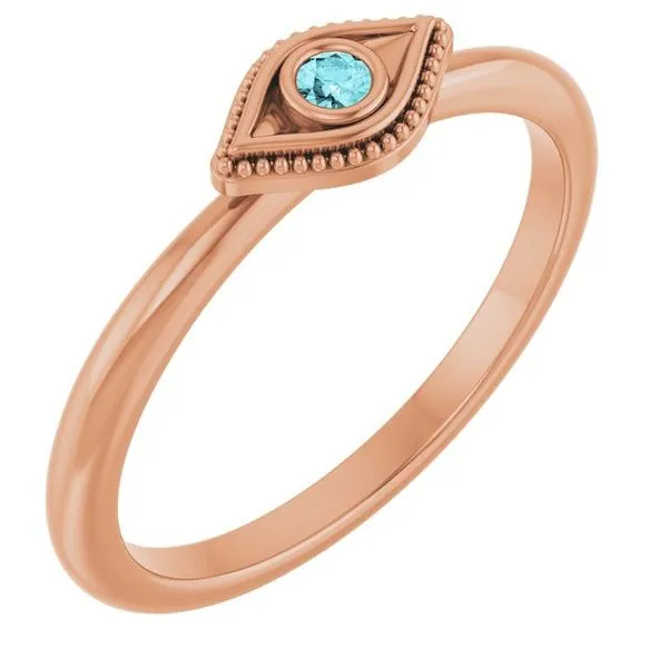 Stackable Evil Eye Ring J. Meredith Jewelers Delafield, WI
