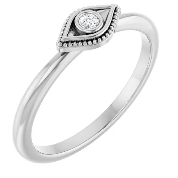 Stackable Evil Eye Ring Hopman Jewelers Elkhart, IN