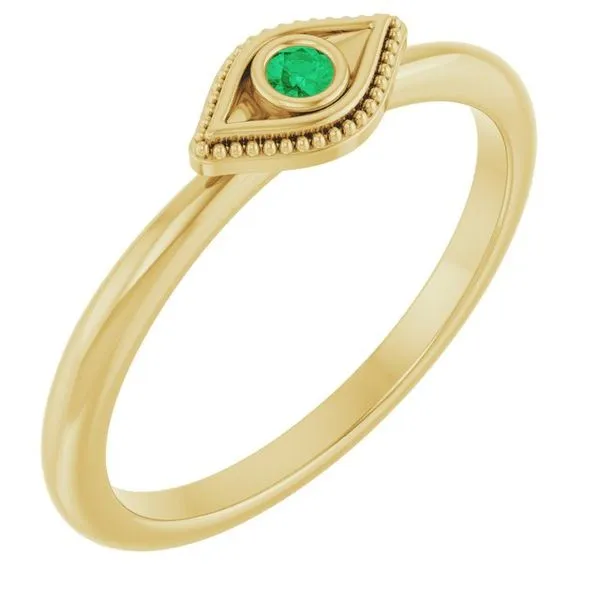 Stackable Evil Eye Ring Scirto's Jewelry Lockport, NY